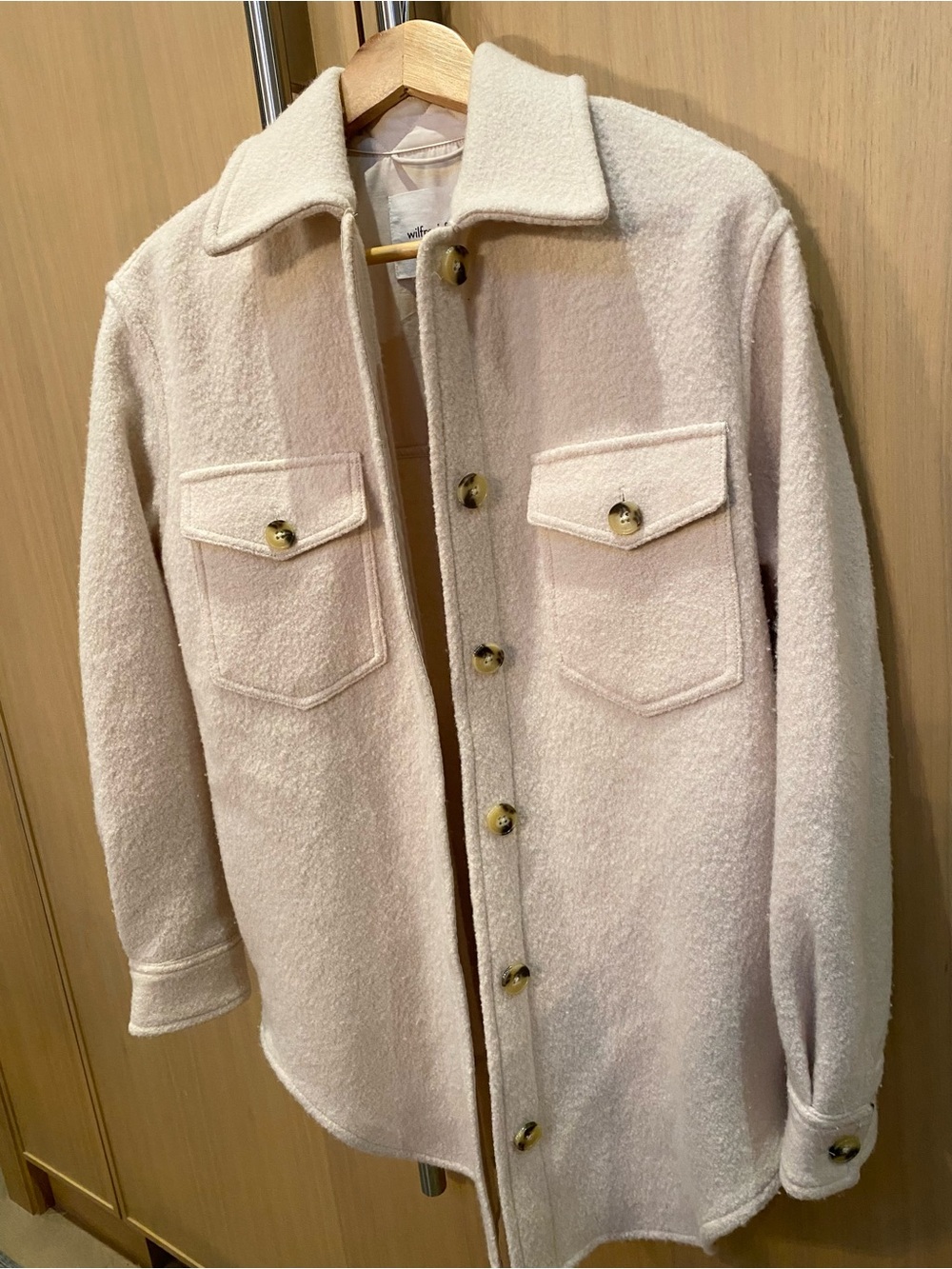 Wilfred Free Merino Wool Shacket Womens 2XS
